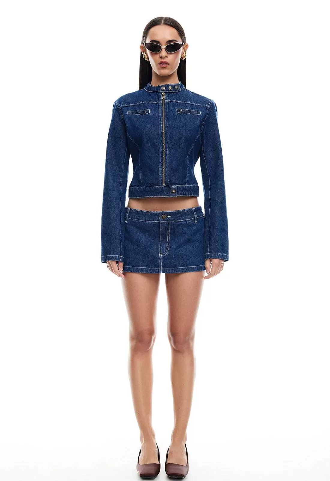 Lioness Denim^Bella Moto Jacket