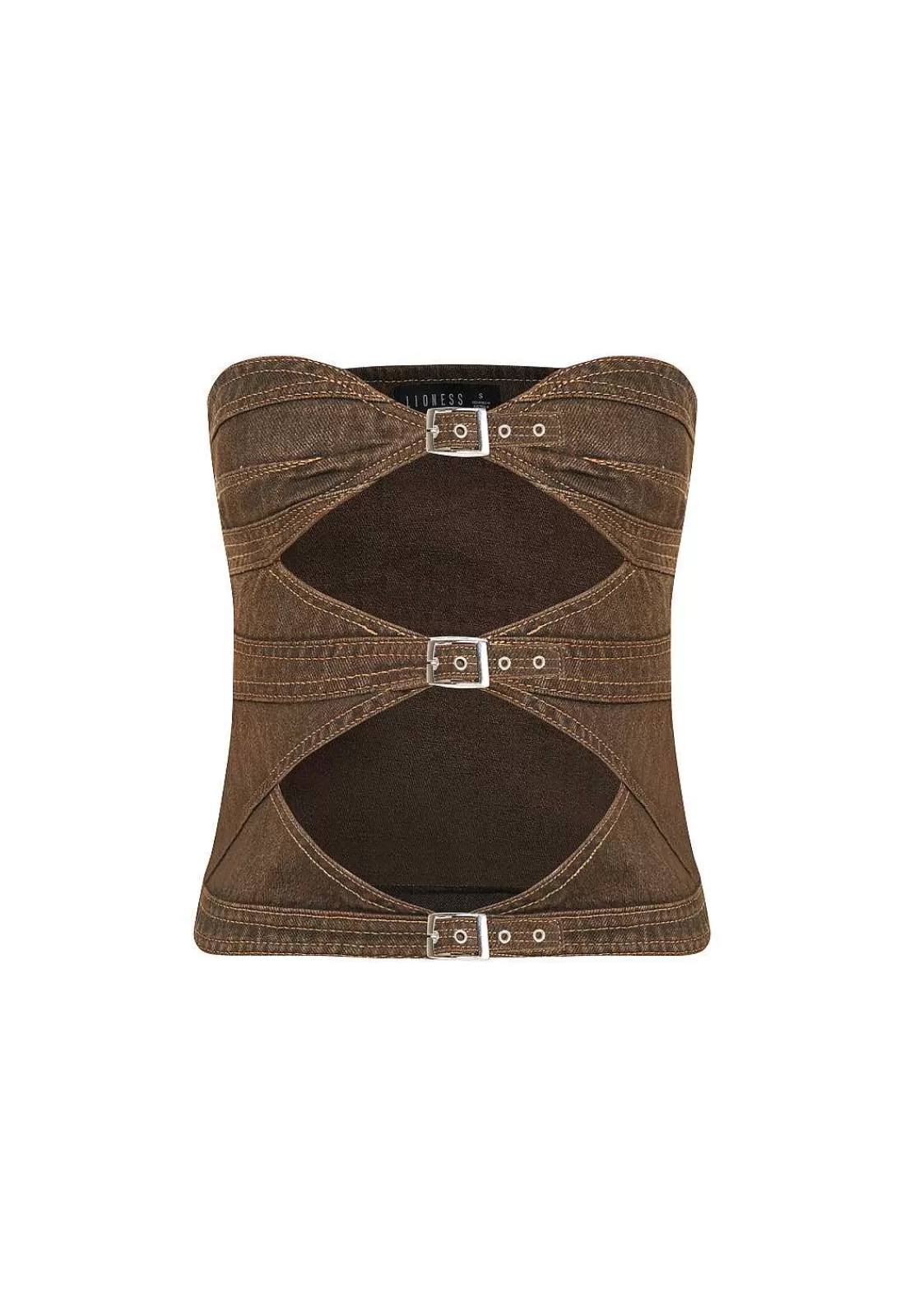 Lioness Tops^Buckle Corset