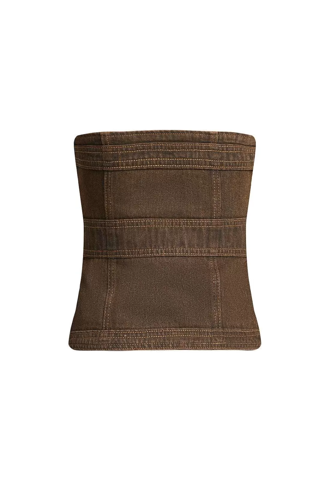 Lioness Denim^Buckle Corset