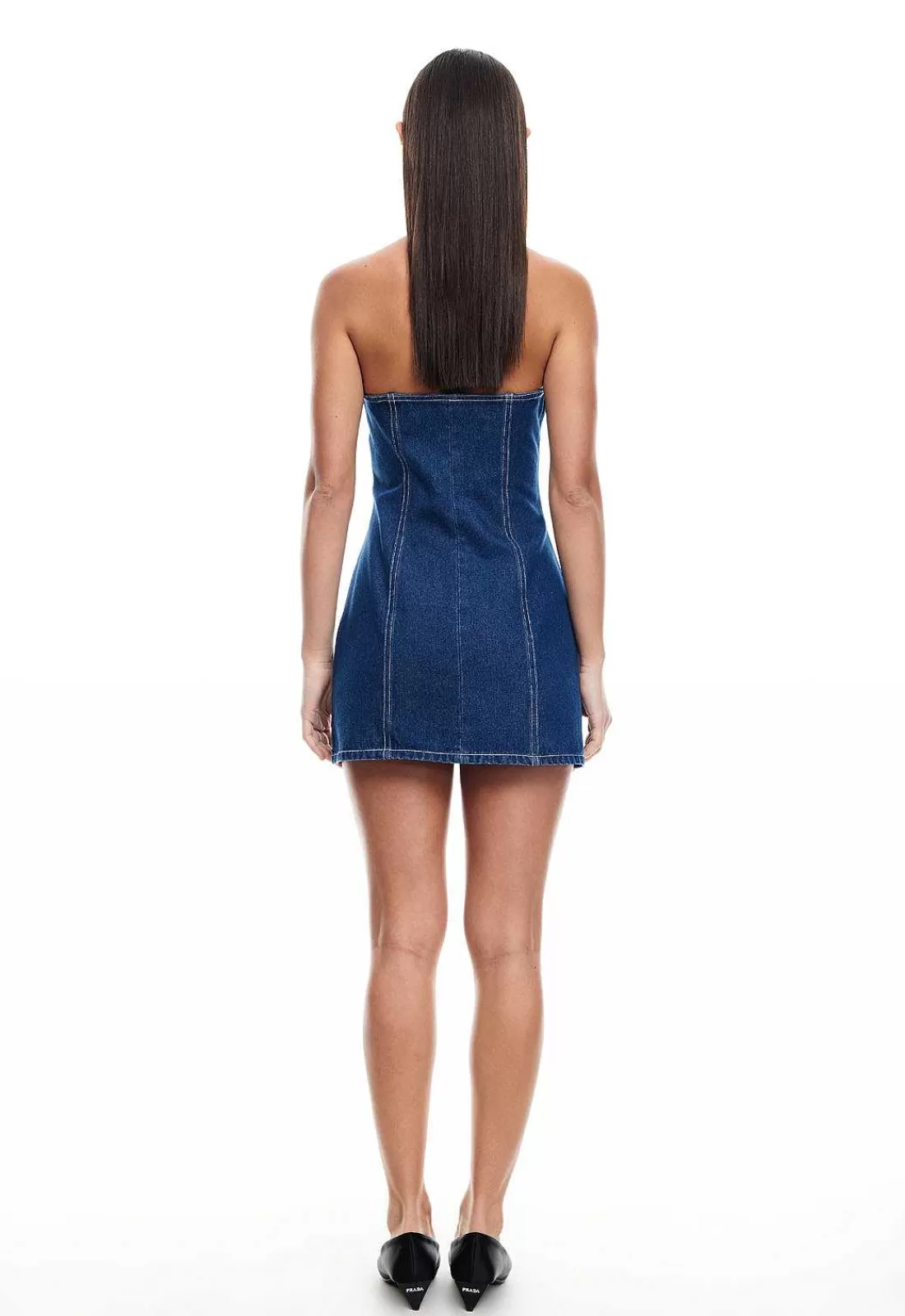 Lioness Denim^Girl Next Door Mini Dress