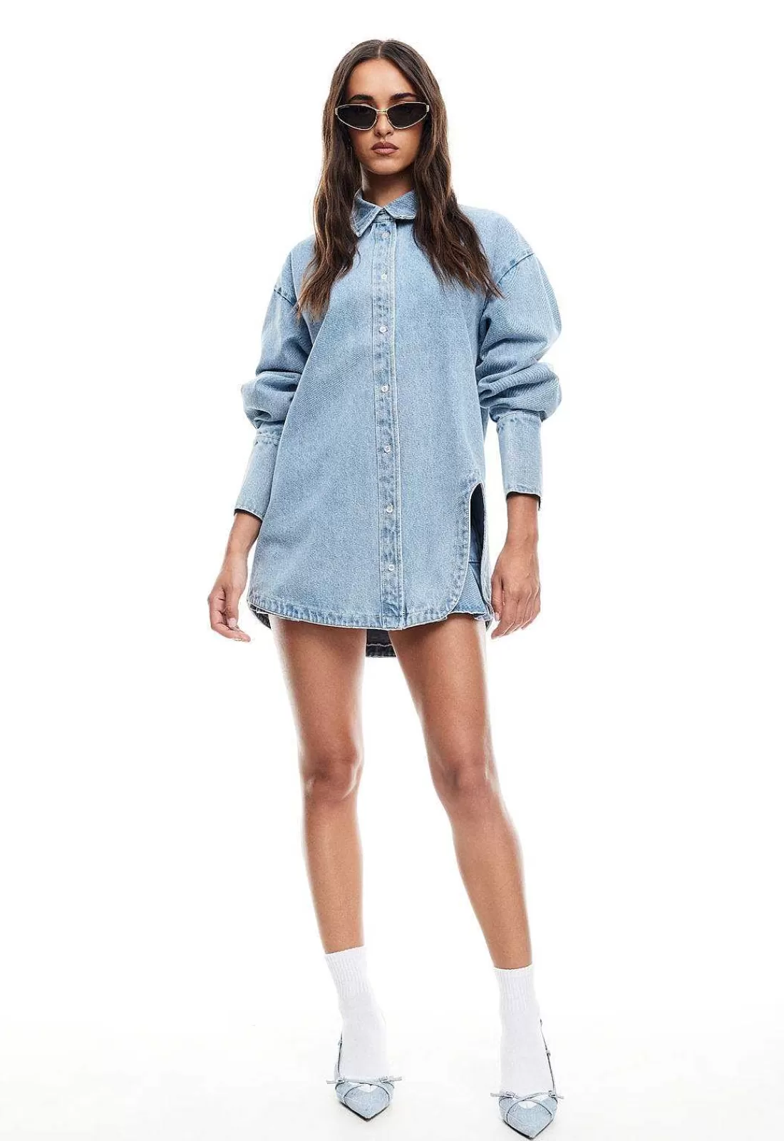 Lioness Tops^Off Duty Denim Shirt