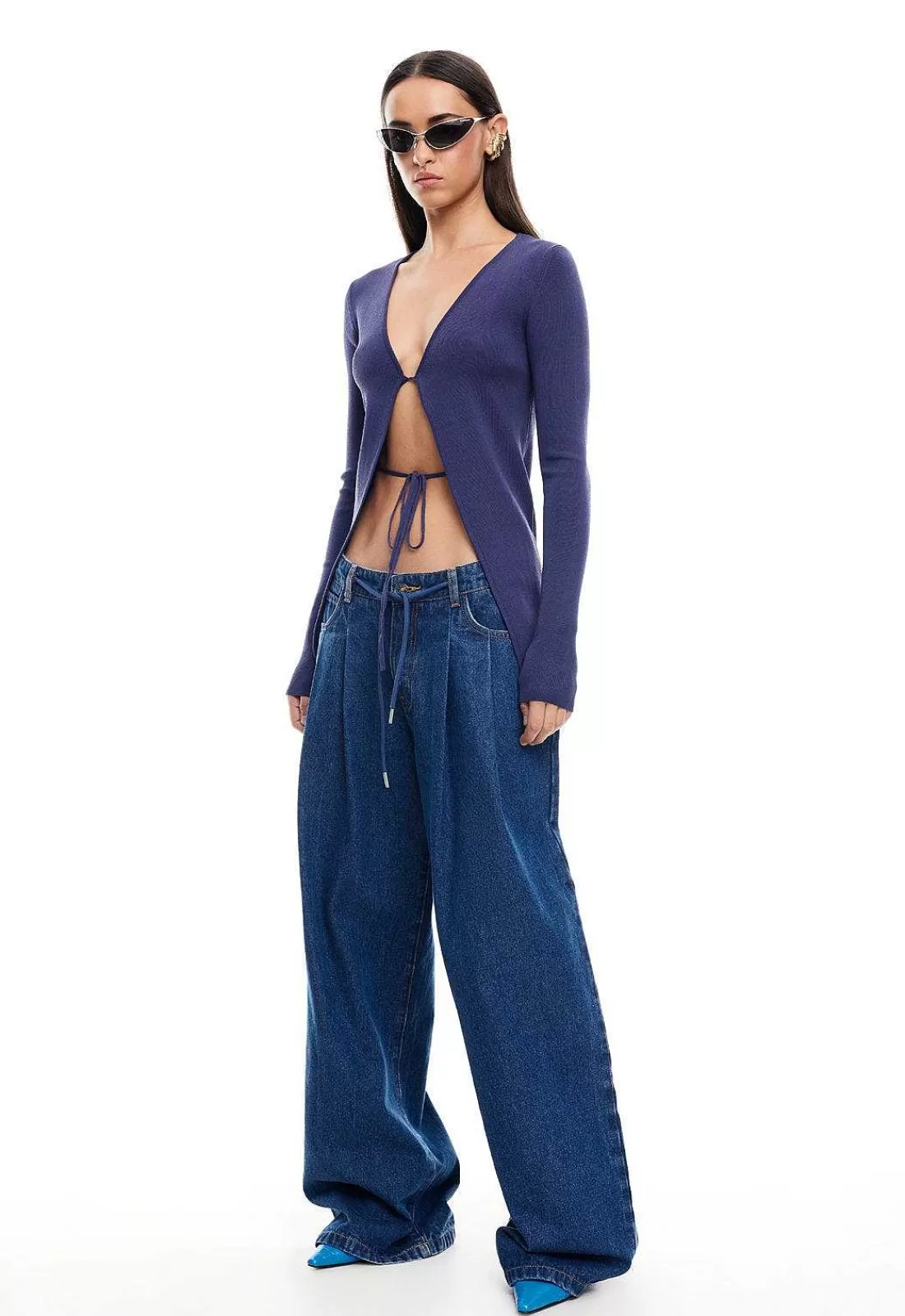 Lioness Denim^Slouched Tie Up Jean
